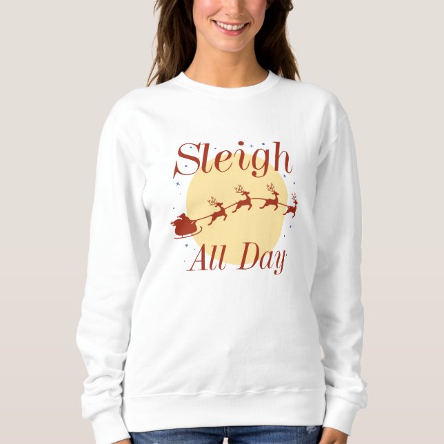 Sudadera Sleigh All Day (Anverso)