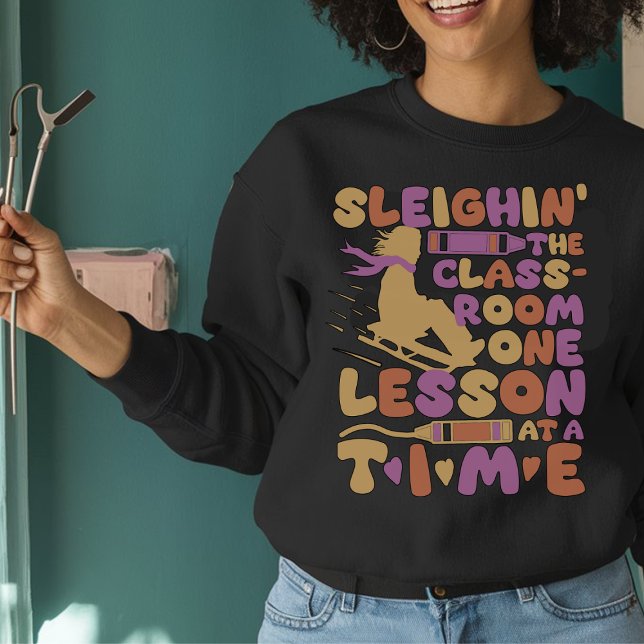 Sudadera Sleigh monta a los mejores regalos para profesores (Subido por el creador)