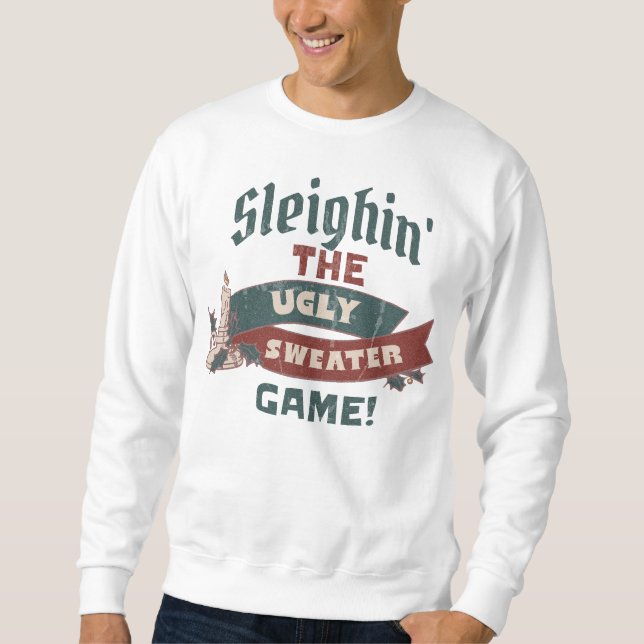 SUDADERA SLEIGHIN' EL SUMAMENTE SUAVE NAVIDADES DE JUEGO (Anverso)