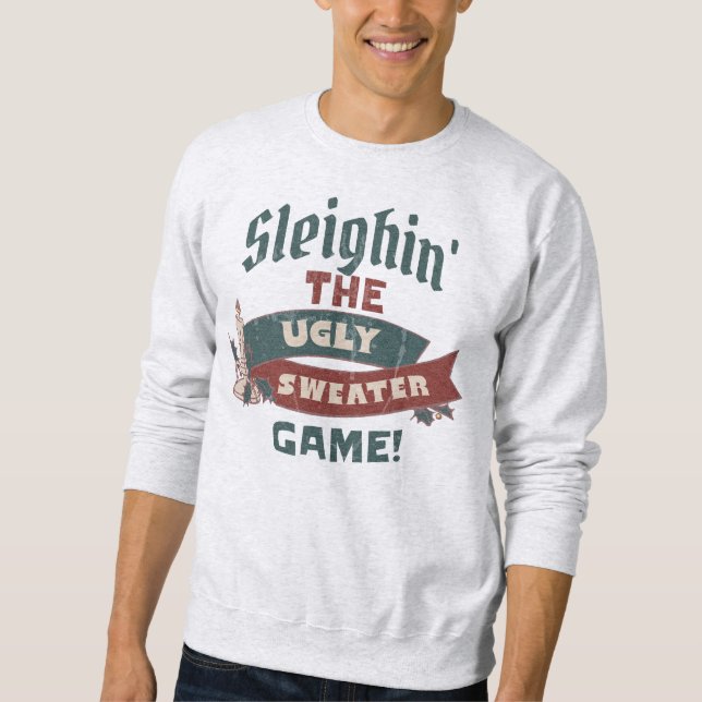 SUDADERA SLEIGHIN' EL SUMAMENTE SUAVE NAVIDADES DE JUEGO (Anverso)