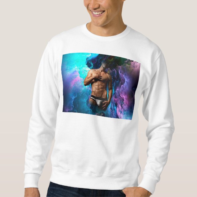 Sudadera SlipperyJoe hombre muscular macizo de ropa interio (Anverso)