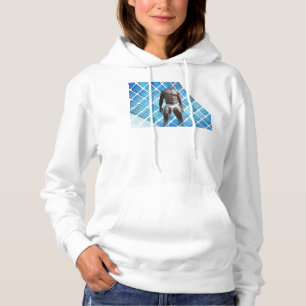 Sudadera SlipperyJoe hombre muscular seis empates abs macho