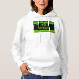 Sudadera SlipperyJoe's atención vegana feminista que llama 