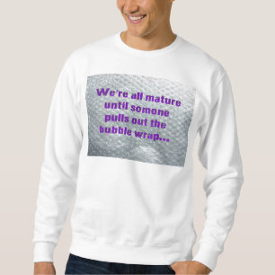 Sudadera SlipperyJoe's Bubble Wrap parpadeando divertido di