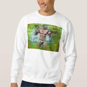 Sudadera SlipperyJoe's hombre adulto muy musculoso sin cami