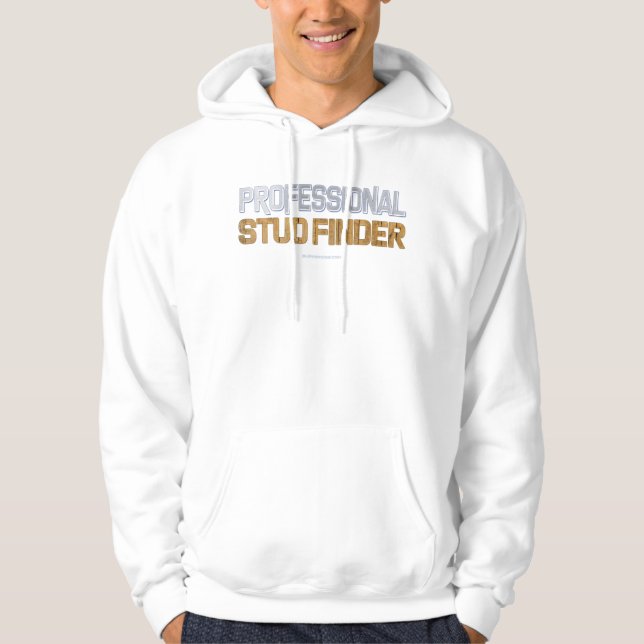 Sudadera SlipperyJoe's Professional Stud Finder madera 3-D (Anverso)