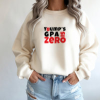 Slogan de protesta estudiantil anti Trump rojo neg