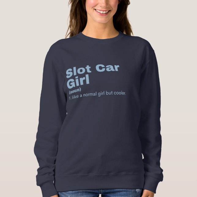 Sudadera Slot Car Girl - Slot Car (Anverso)