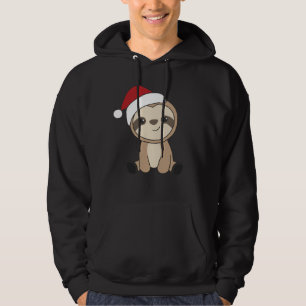 Sudadera Sloth Christmas Snow Winter Animals Sloths Hoodie