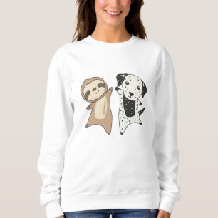 Sudadera Sloth Dalmatian Dog Animal Avers for Children