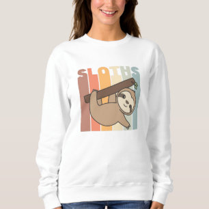 Sudadera Sloth Funny Relajado Sweet Animals Vintage