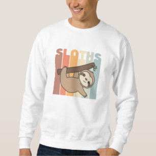 Sudadera Sloth Funny Relajado Sweet Animals Vintage
