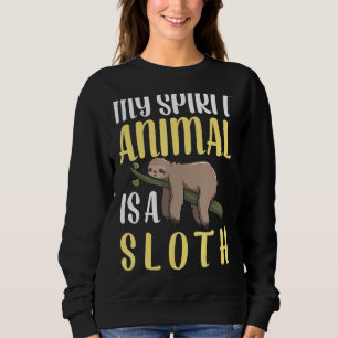 Sudadera Sloth is my Spirit Animal Gracioso artículo Mujere