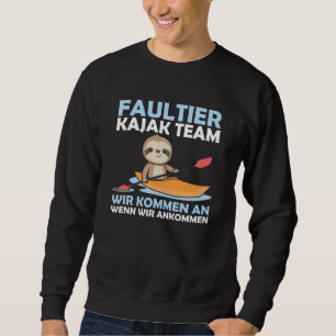 Sudadera Sloth Kayak Team repartiendo graciosas locuras