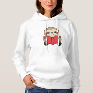 Sudadera Sloth Lee Un Lector De Libros Rat Cute Sloths