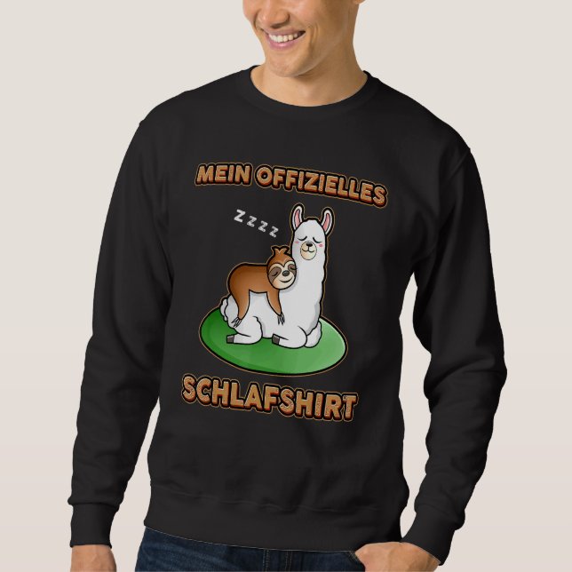 Sudadera Sloth My Official Sleep Sleeping Sloth Lama (Anverso)