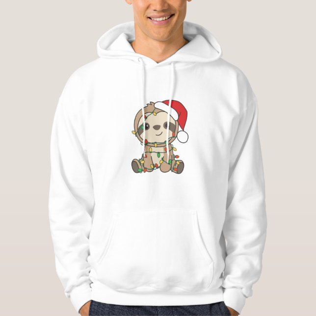 Sudadera Sloth Navidades Winter Animals Sloths (Anverso)