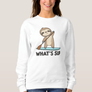 Sudadera Sloth que es el equipo de SUP repartiendo lemas di