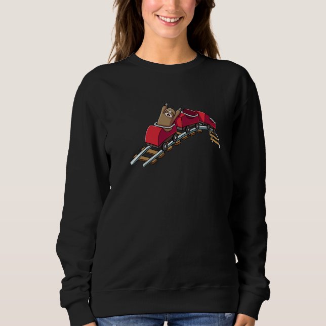 Sudadera Sloth Roller Coaster Theme Park (Anverso)