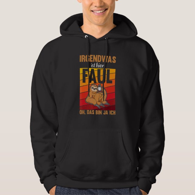 Sudadera Sloth Saying Employee Of the Month Lazy Office (Anverso)