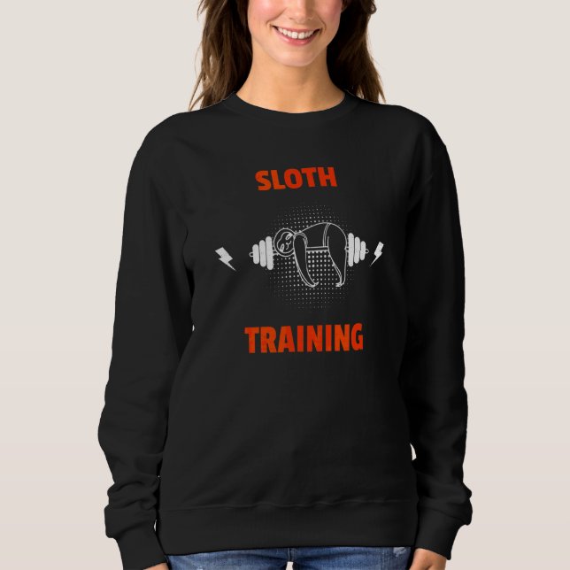 Sudadera Sloth Training Gym Lazy (Anverso)