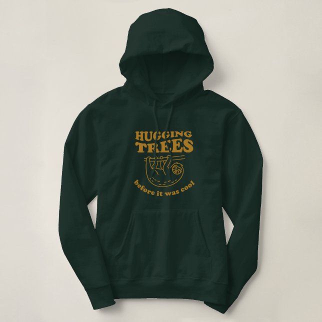 Sudadera Sloth Tree Hugger (Diseño del anverso)