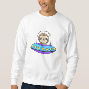 Sudadera Sloth UFO Space Universe Alien Sloths