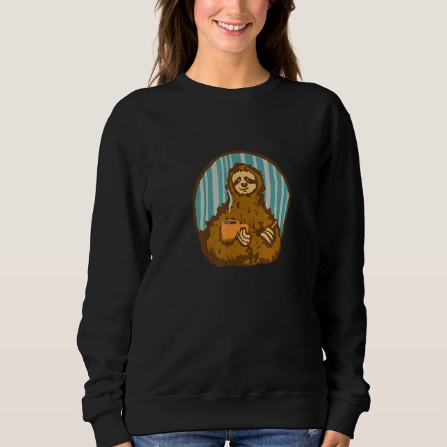 Sudadera Sloth with coffee mug (Anverso)