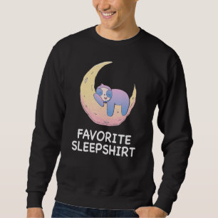 Sudadera Sloths Slots Sleeping Sleep Pajama Moon Nightg