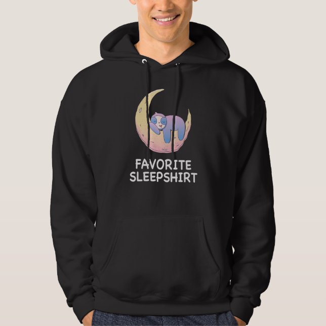 Sudadera Sloths Slots Sleeping Sleep Pajama Moon Nightg (Anverso)