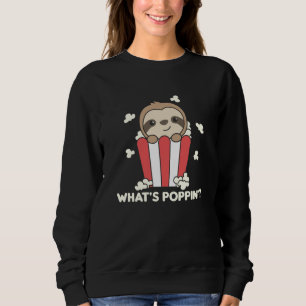 Sudadera Slots Popcorn Whats Poppin Divertidas Sloths