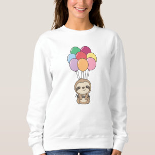 Sudadera Slots vuela Con Globos Coloridos