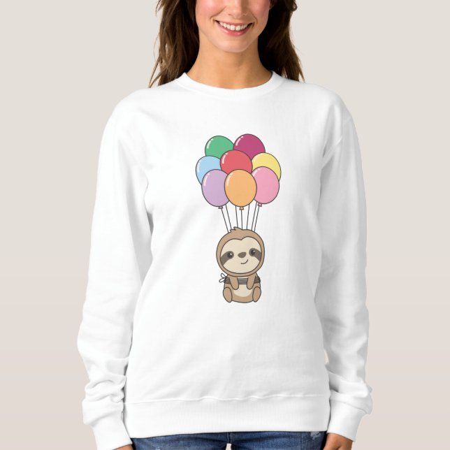 Sudadera Slots vuela Con Globos Coloridos (Anverso)