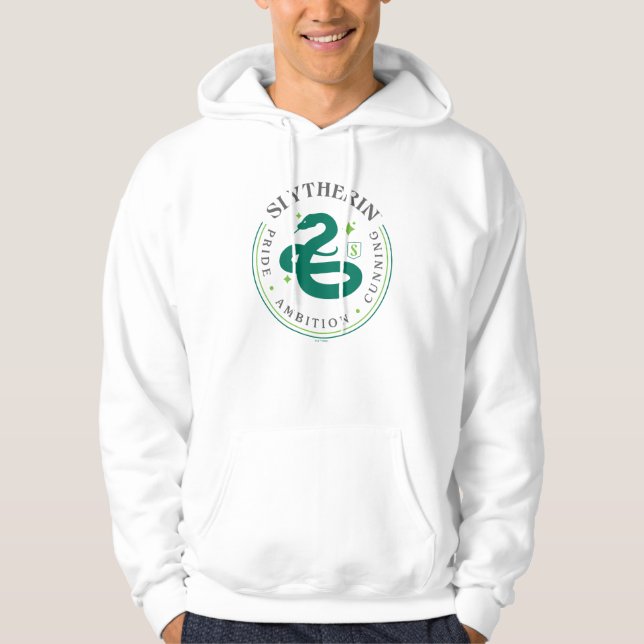 Sudadera SLYTHERIN™ Green Snake House Pride Badge (Anverso)