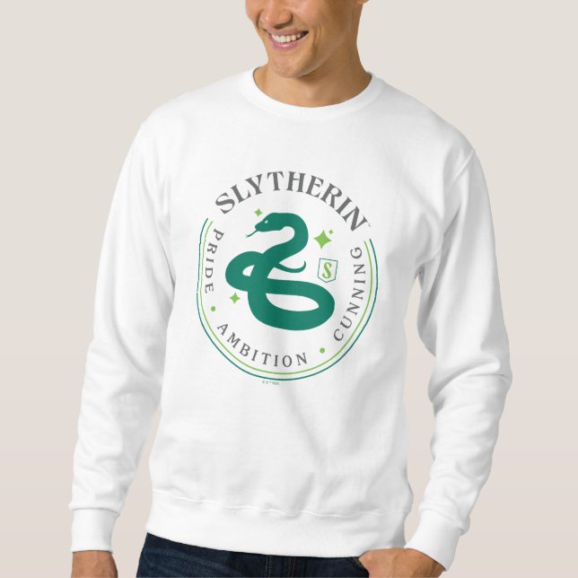 Sudadera SLYTHERIN™ Green Snake House Pride Badge (Anverso)