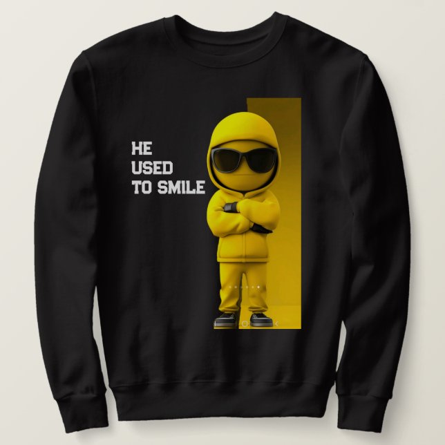 Sudadera Smile Sweatshirt (Anverso del diseño)