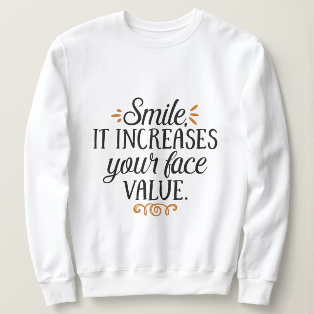 Sudadera Smile Sweatshirt (Anverso del diseño)