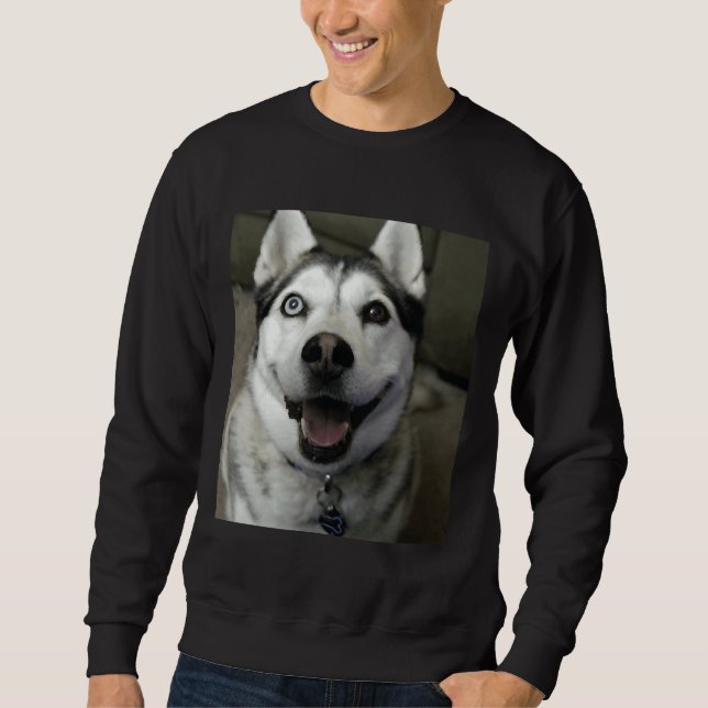 Sudadera Smilin Husky Long (Anverso)