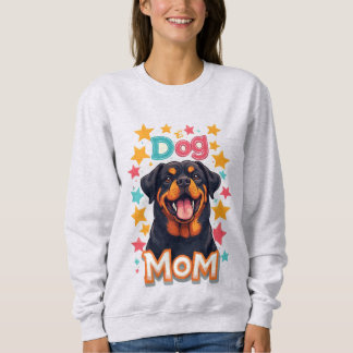 Sudadera Smiling Rottweiler Dog Mom