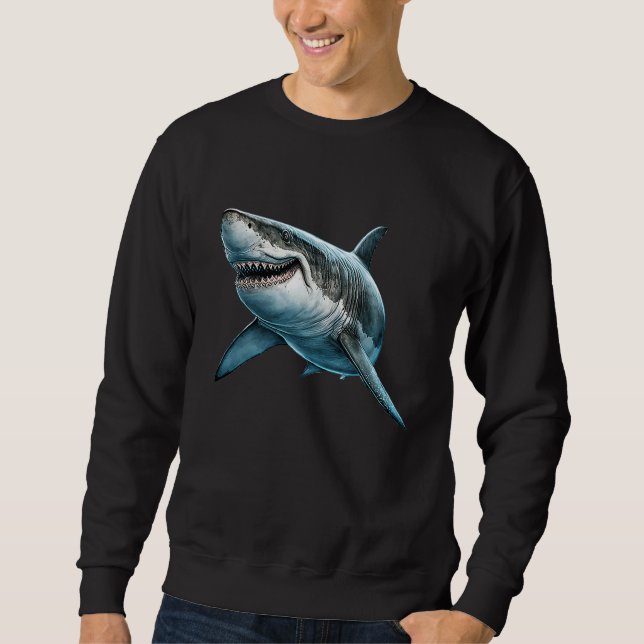 Sudadera Smiling Shark  Graphic (Anverso)