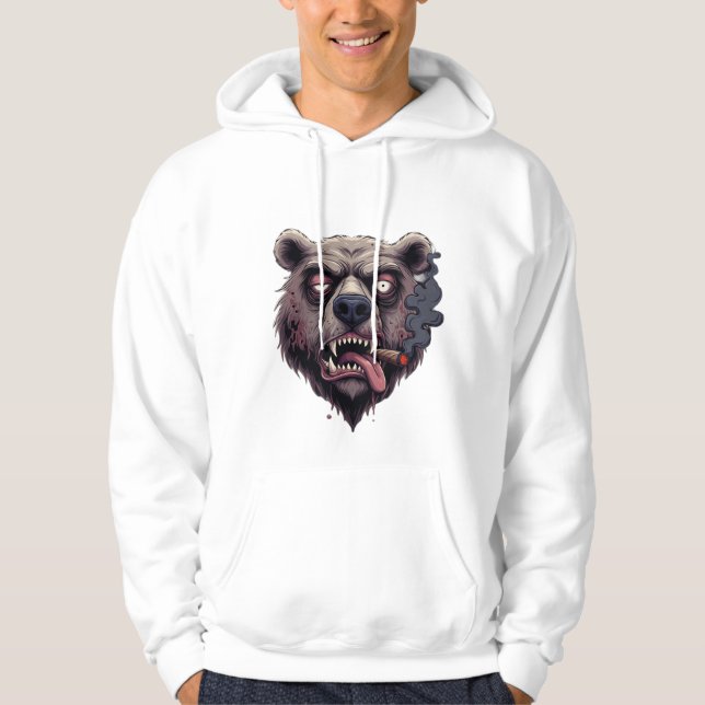 Sudadera Smoked Out Smokey Bear Hoodie (Anverso)