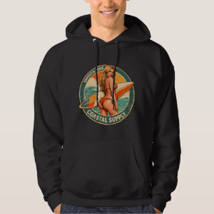 Sudadera Smooth Ride Coastal Supply Gráfico de Pin-Up de
