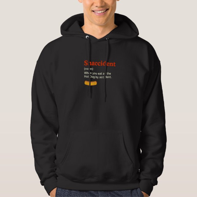 Sudadera Snaccidente Coma Todos Los Perros Calientes Sausag (Anverso)