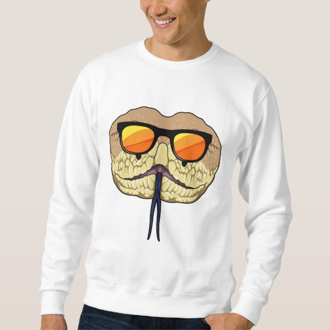 Sudadera Snack con gafas de sol (Anverso)