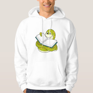 Sudadera Snake al leer con libro