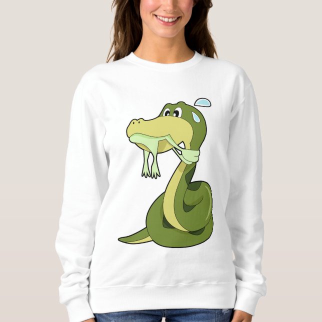 Sudadera Snake divertida (Anverso)