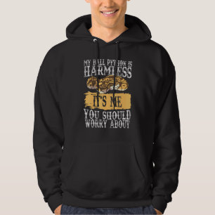 Sudadera Snake Python Humor Cita Para La Herpetología De La