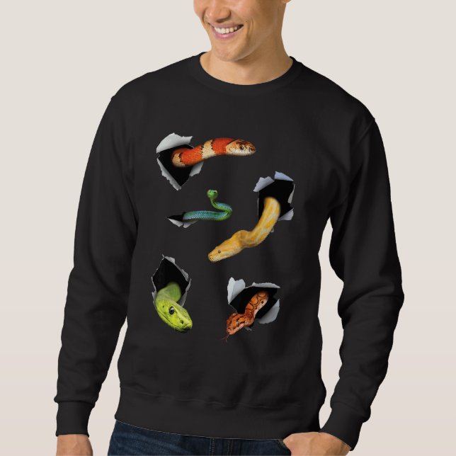 Sudadera Snake Snake Mens Snake Serpiente (Anverso)