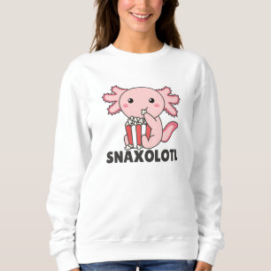 Sudadera Snaxolotl Axolotl Ama A Los Animales Dulces Popcor
