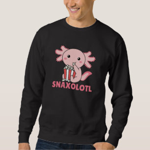 Sudadera Snaxolotl Axolotl Ama A Los Animales Dulces Popcor